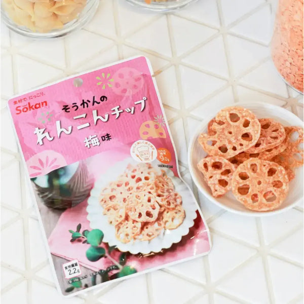 소칸우메렌콘칩 매실맛 연근칩 18g (6개입)