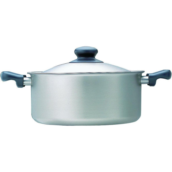 소리야나기 손잡이 2개 무광 마감 스테인리스 냄비 뚜껑 포함 3.8L