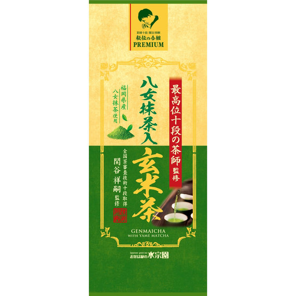 스이소엔 겐마이차 현미 녹차 & 야메 말차 블렌드 150g
