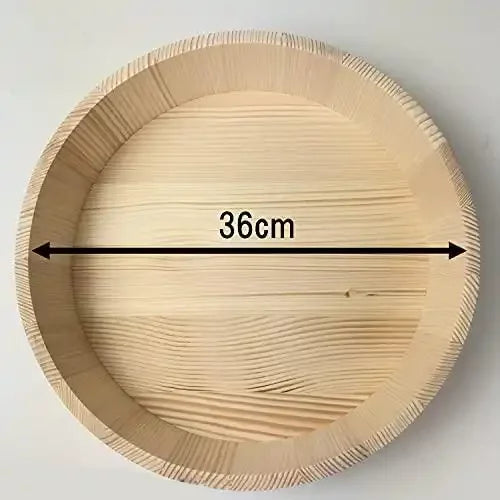 타치바나 스시 오케 나무 항기리 그릇(뚜껑 포함) 36cm