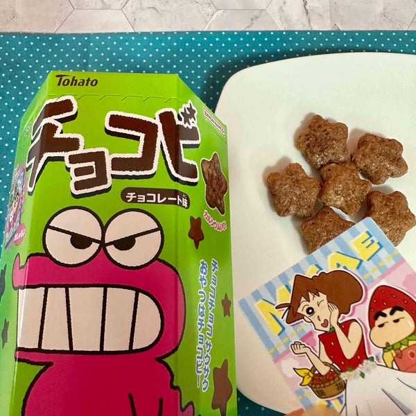 토하토 초코비 별모양 초코콘퍼프스낵 + 신짱스티커 25g (3개입)