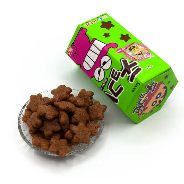 토하토 초코비 별모양 초코콘퍼프스낵 + 신짱스티커 25g (3개입)