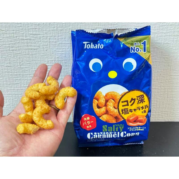 토하토 솔티캐러멜콘 솔티드버터 카라멜콘퍼프 67g (12봉입)