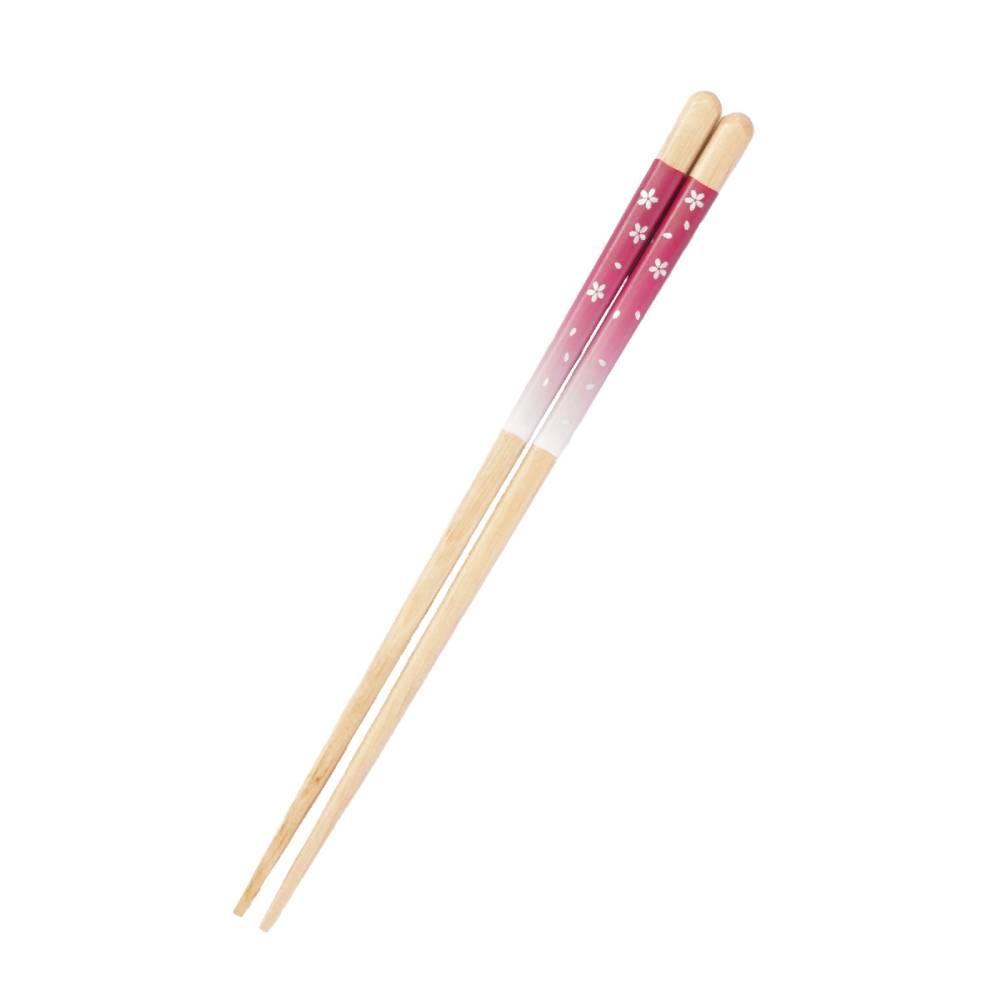 미끄럼 방지 젓가락 식기세척기 사용 가능 핑크 블라썸 21cm