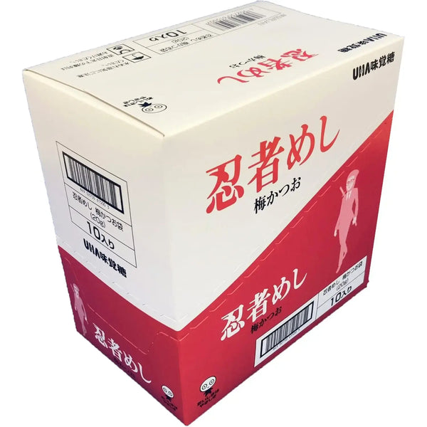 UHA 미카쿠토 닌자메시 우메 가쓰오 매실 가다랭이 사탕 20g x 10봉지