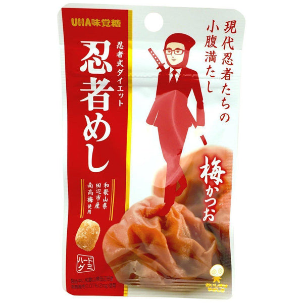 UHA 미카쿠토 닌자메시 우메 가쓰오 매실 가다랭이 사탕 20g x 10봉지