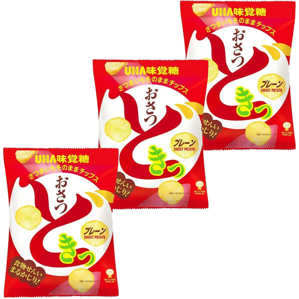 UHA 미카쿠토 오사츠도키 사츠마이모 고구마칩 65g (3개입)