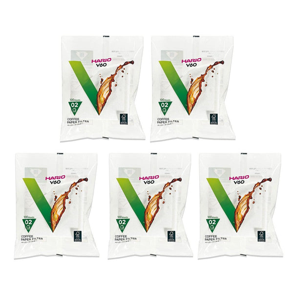 하리오 V60 커피 여과지 사이즈 02 화이트 VCF-02-100W
