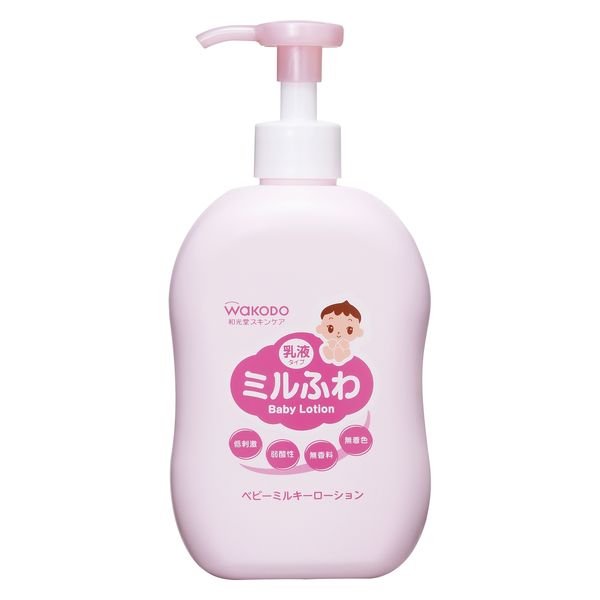 와코도 미루후와 베이비 밀크 로션 젠틀 하이드레이팅 300ml 펌프