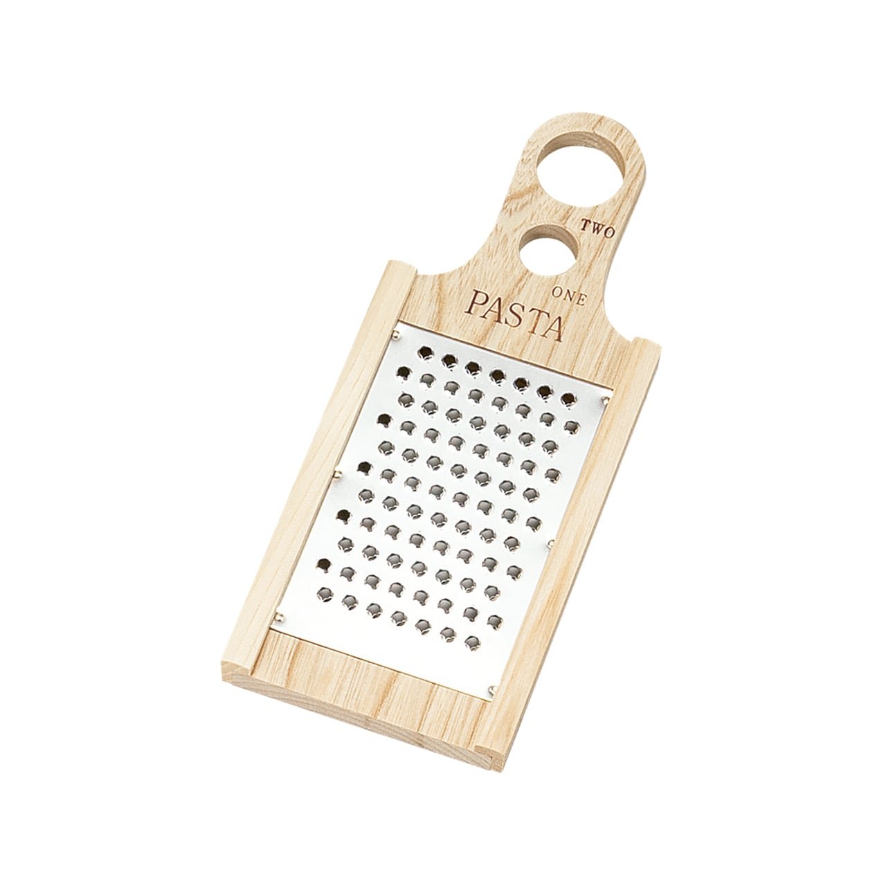 Oyanagi 파스타 측정기가 포함된 나무로 처리된 굵은 분말 치즈 강판