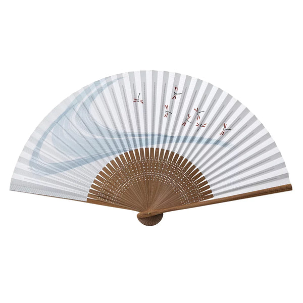 Yamani 잠자리 디자인 일본 Sensu 접이식 팬 21.5cm