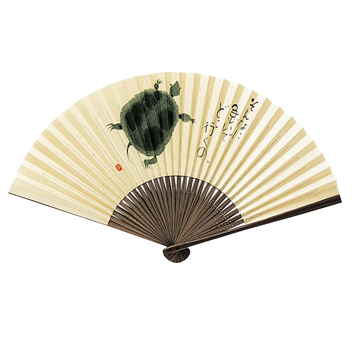 야마니 거북이 일본식 센수 부채 22.5cm