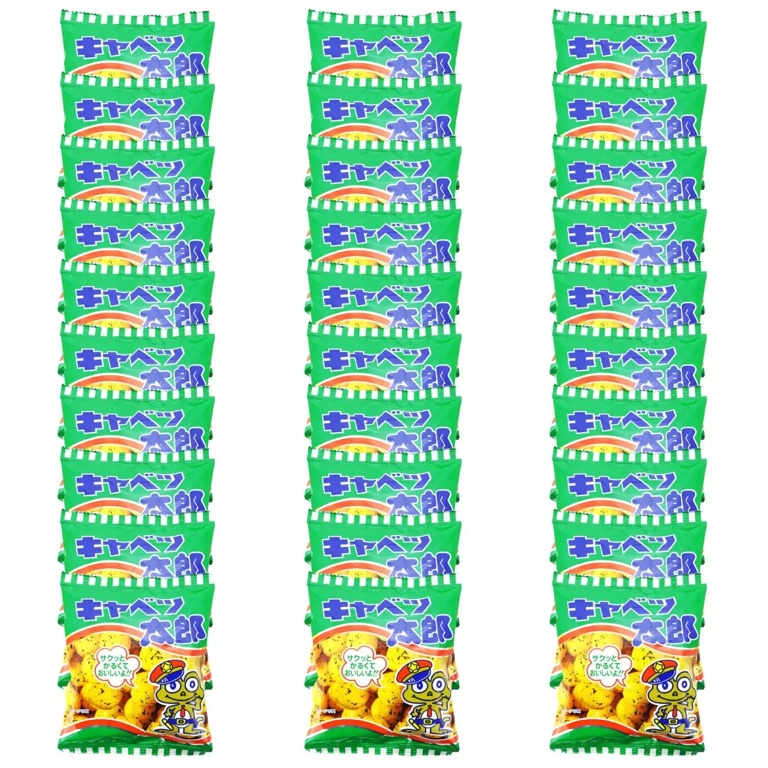 야오킨 양배추 타로 아오노리 퍼프콘 스낵 (30팩)