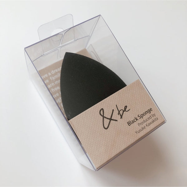 &be 콘 모양의 페이스 스펀지 메이크업 블렌더 블랙