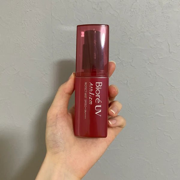 비오레 UV Athlizm 프로텍트 미스트 땀 방지 선스크린 스프레이 SPF 50+ 70ml